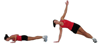 Push-ups-Side-Planks