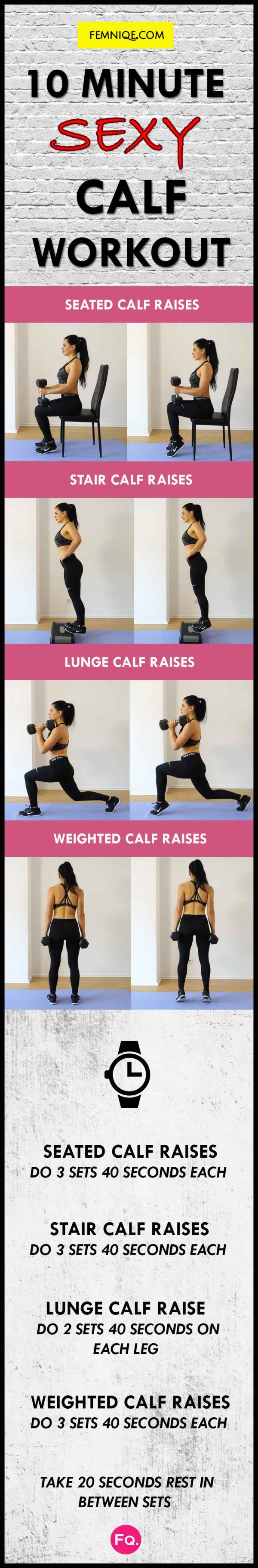 Best Calf Exercises for Women 10 Minutes To Get Sexy & Toned Calves