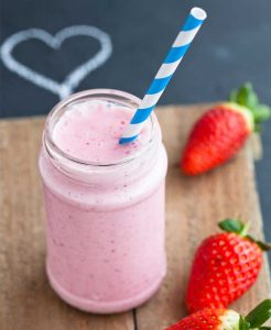 protien-strawberry-smoothie