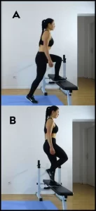 Can you fix a flat bum - this shows step-up exercise for bum